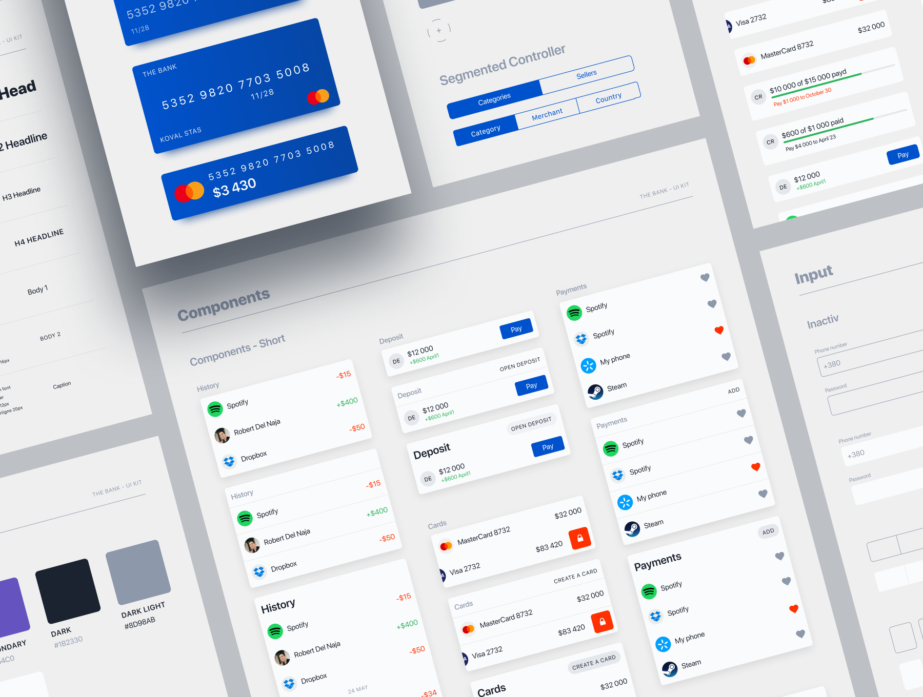 银行用户界面工具包The Bank UI Kit