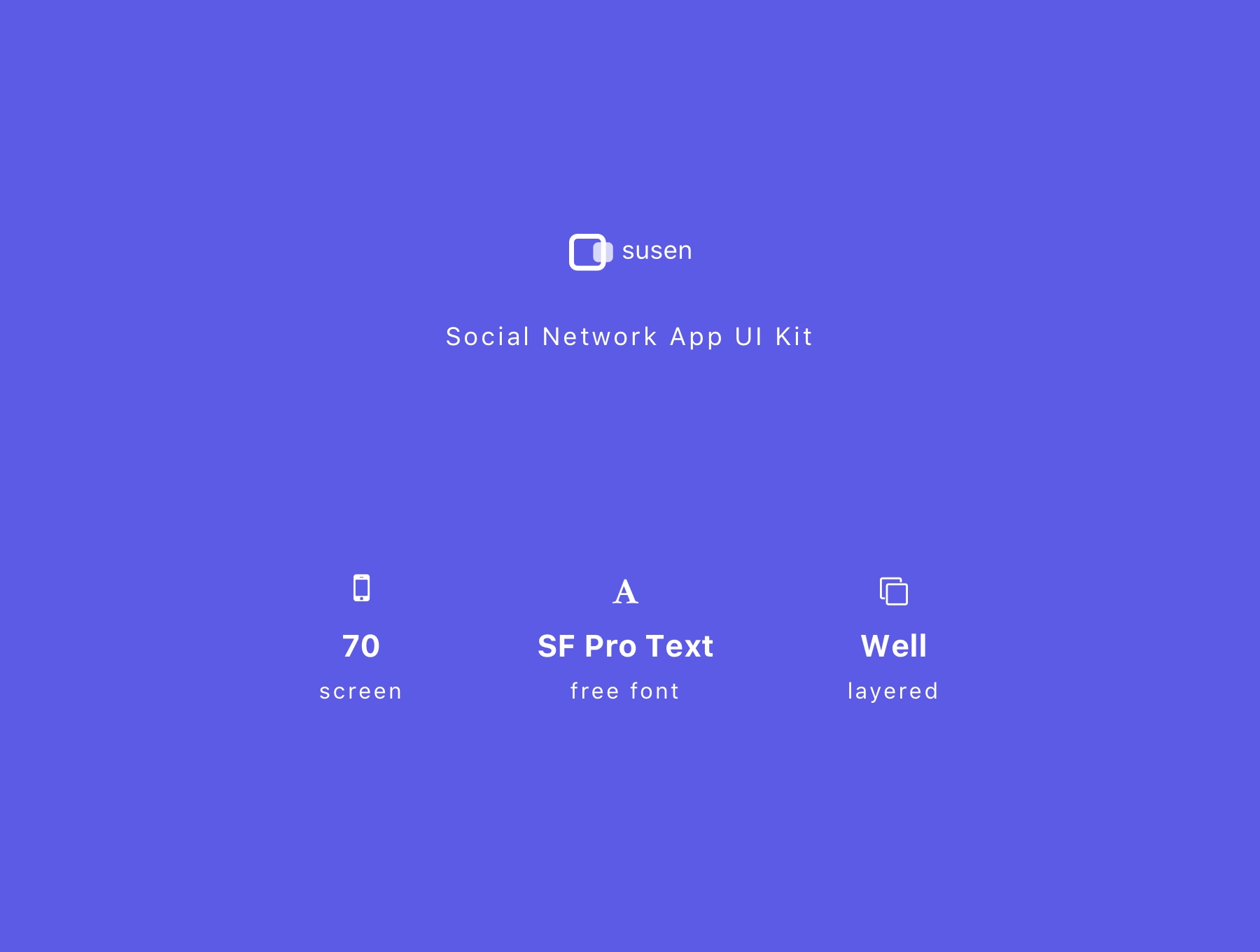 社交网络应用程序用户界面工具包 Social Network