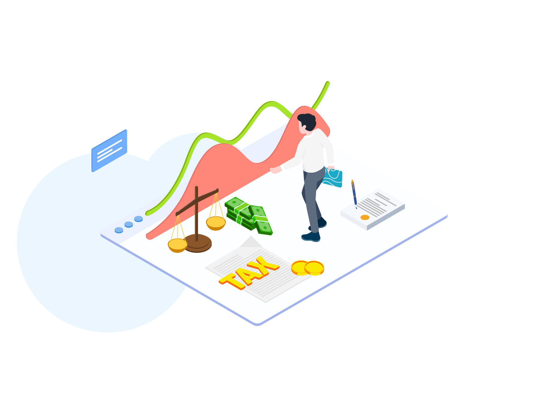 财务套件等距图Finance Kit Isometric I