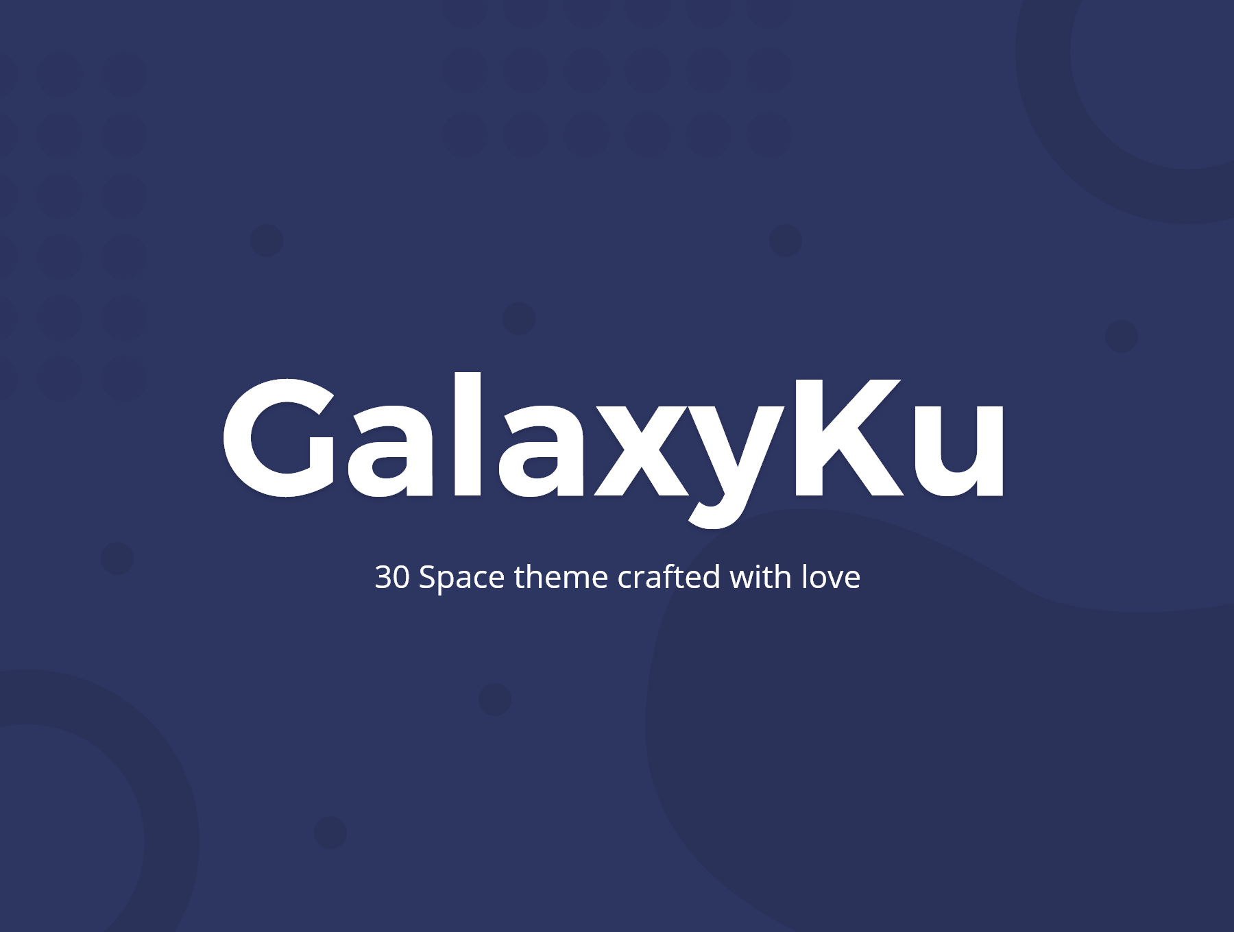 科技感空间图标GalaxyKu Space Icons