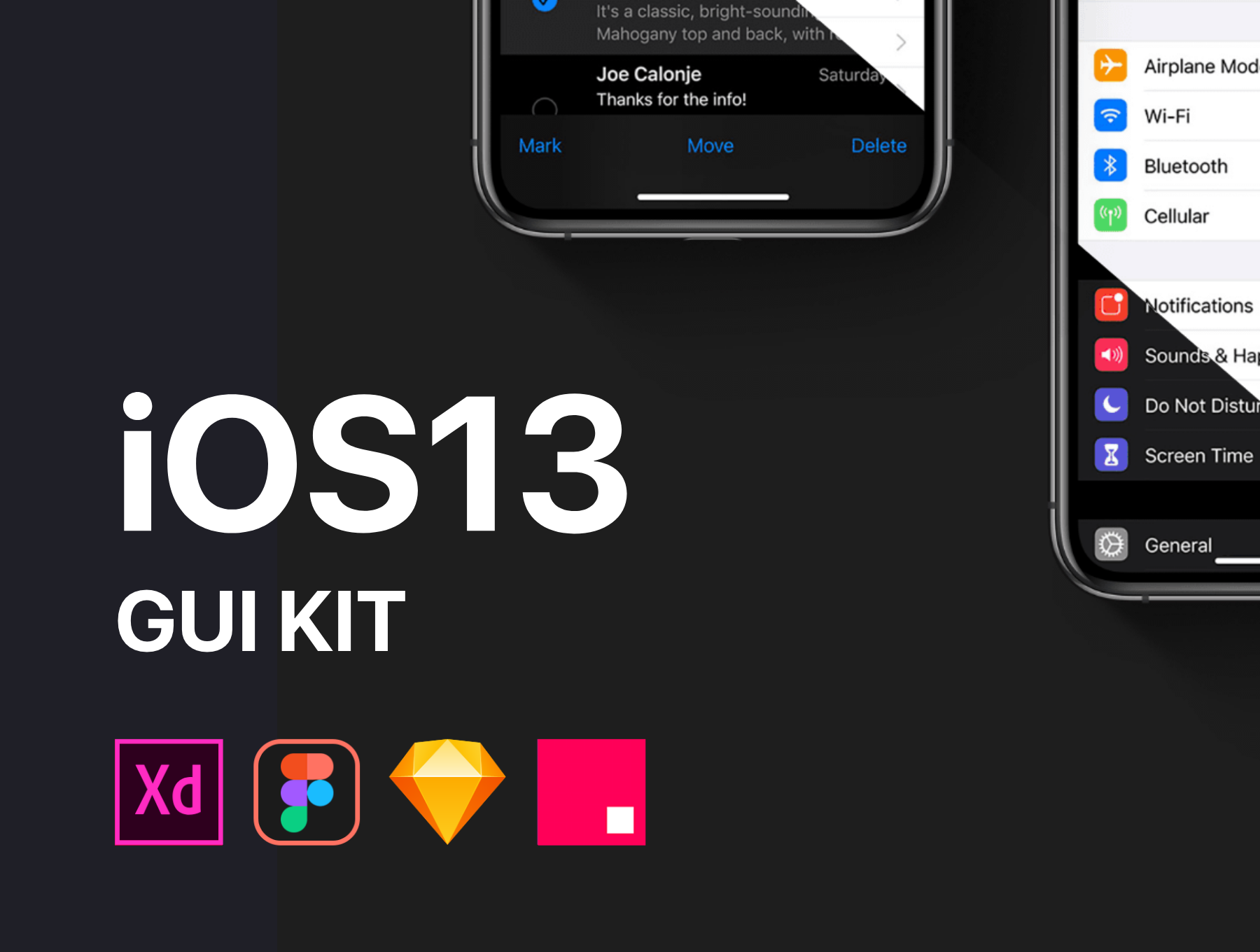 图形用户界面工具包iOS13 GUI KIT