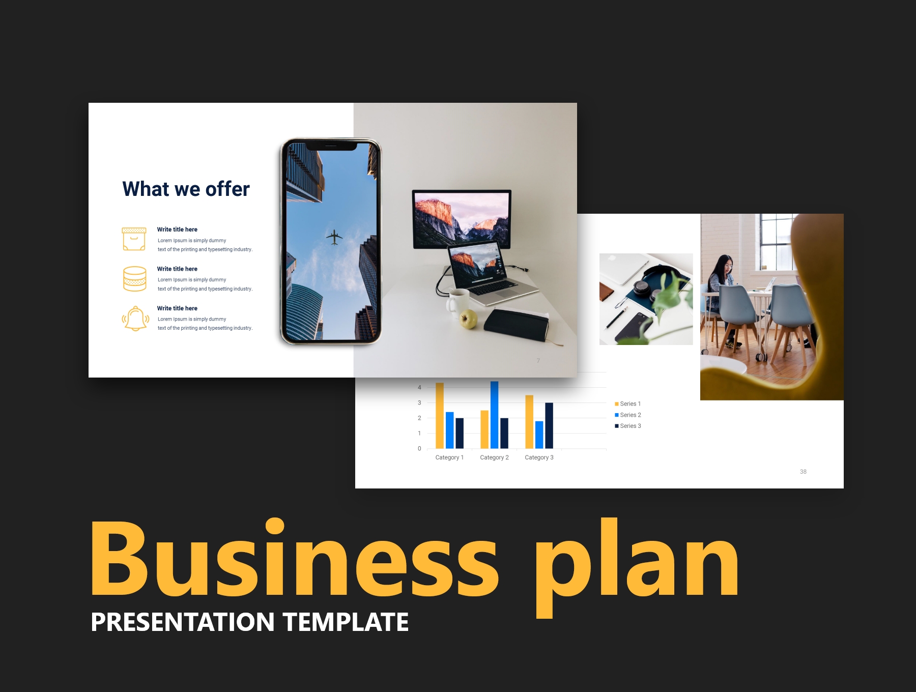 业务计划演示模板Presentation Template