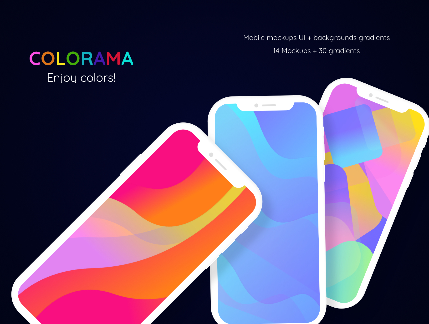 移动支付钱包APP应用UI设计模板Colorama UI K