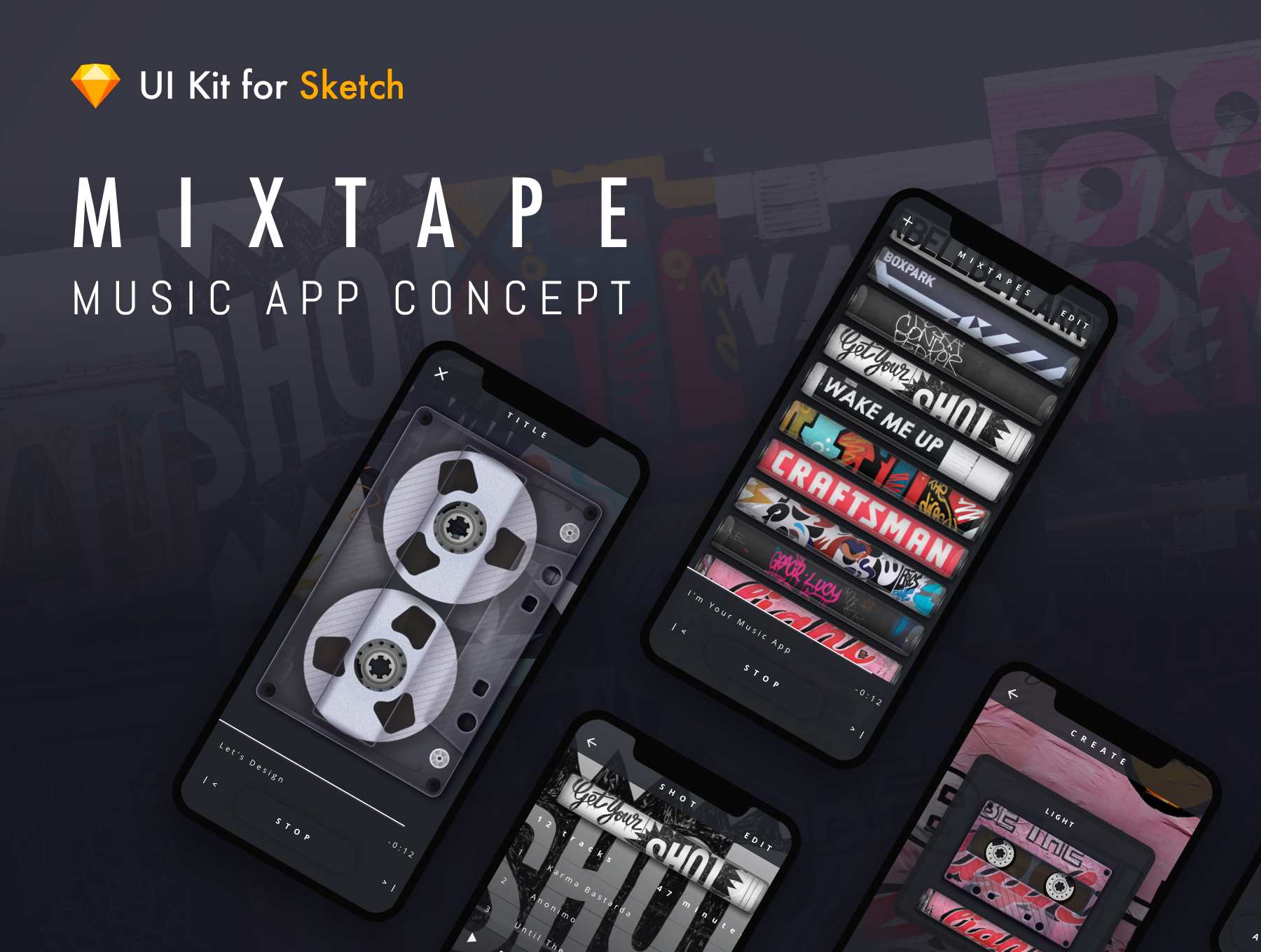 音乐应用程序Mixtape - Music App