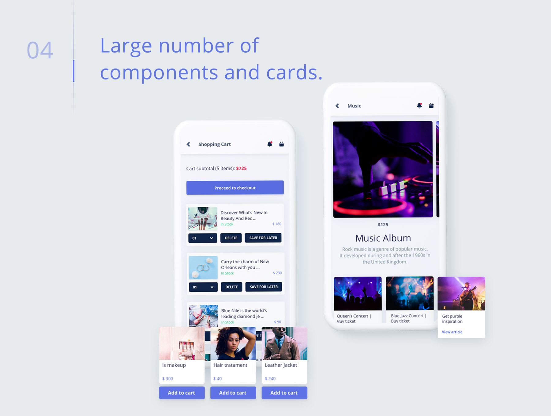 移动用户界面工具包Argon Mobile UI Kit P