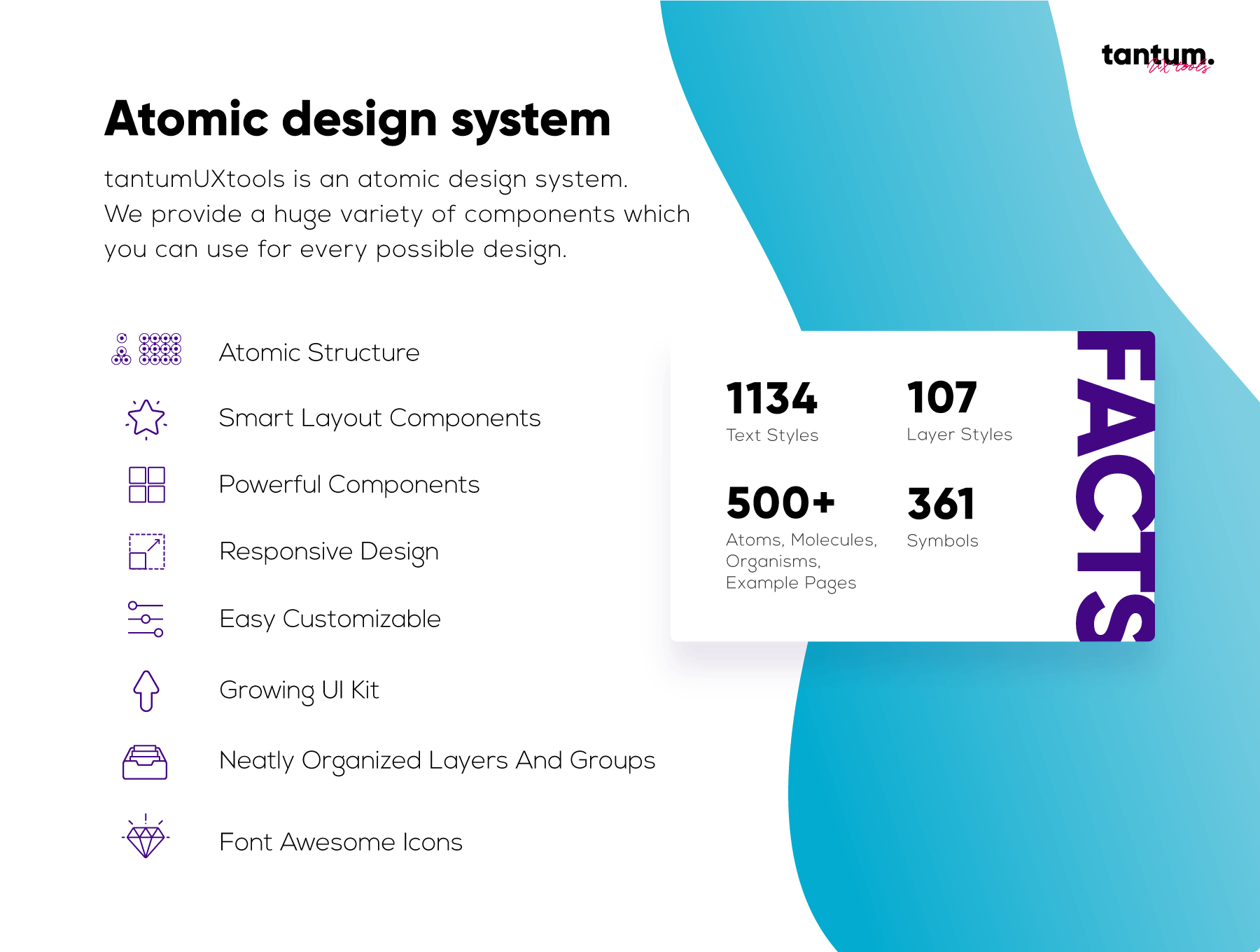 网站客户反馈区块UI设计模板Tantum UX Tools