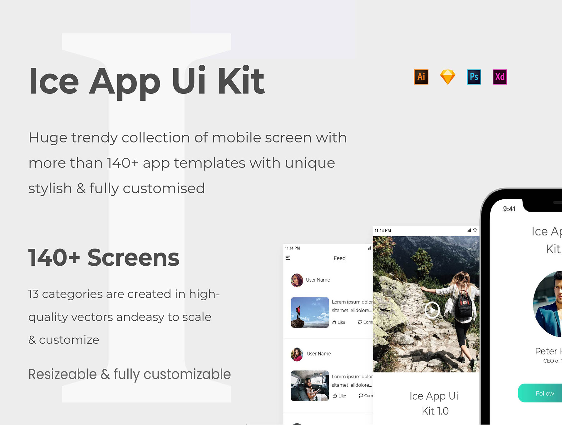 应用程序用户界面工具包Ice App Ui Kit