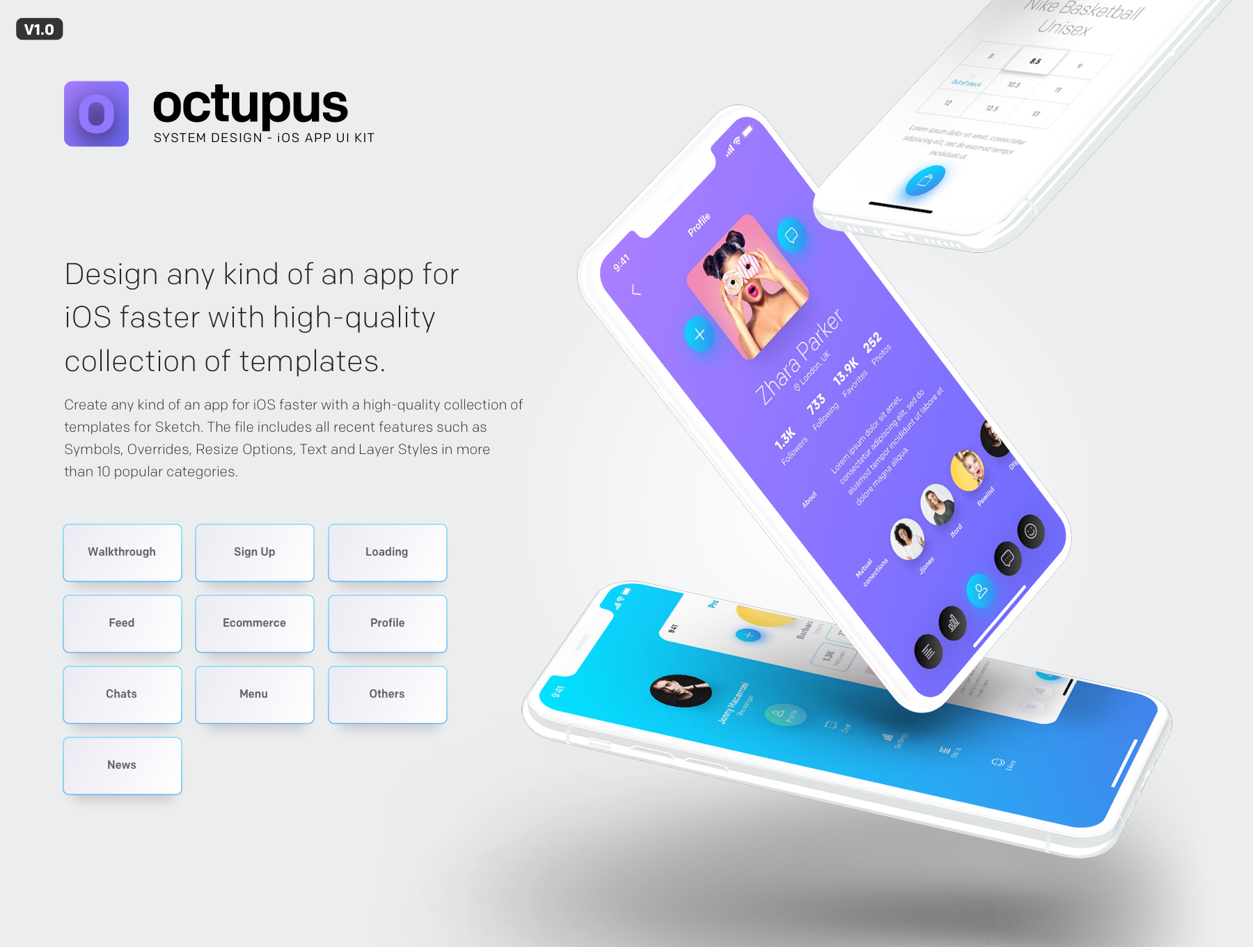 iOS应用程序用户界面工具包Octupus iOS App