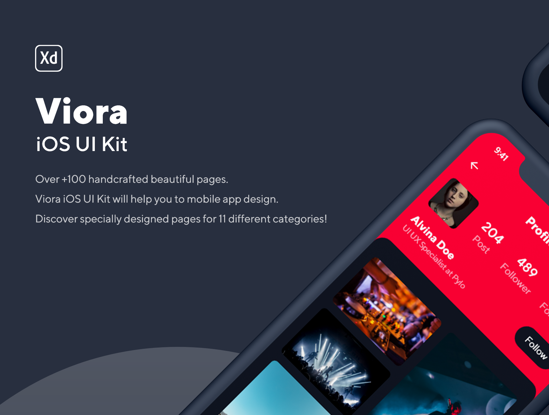 炫酷iOS用户界面工具包Viora iOS UI Kit