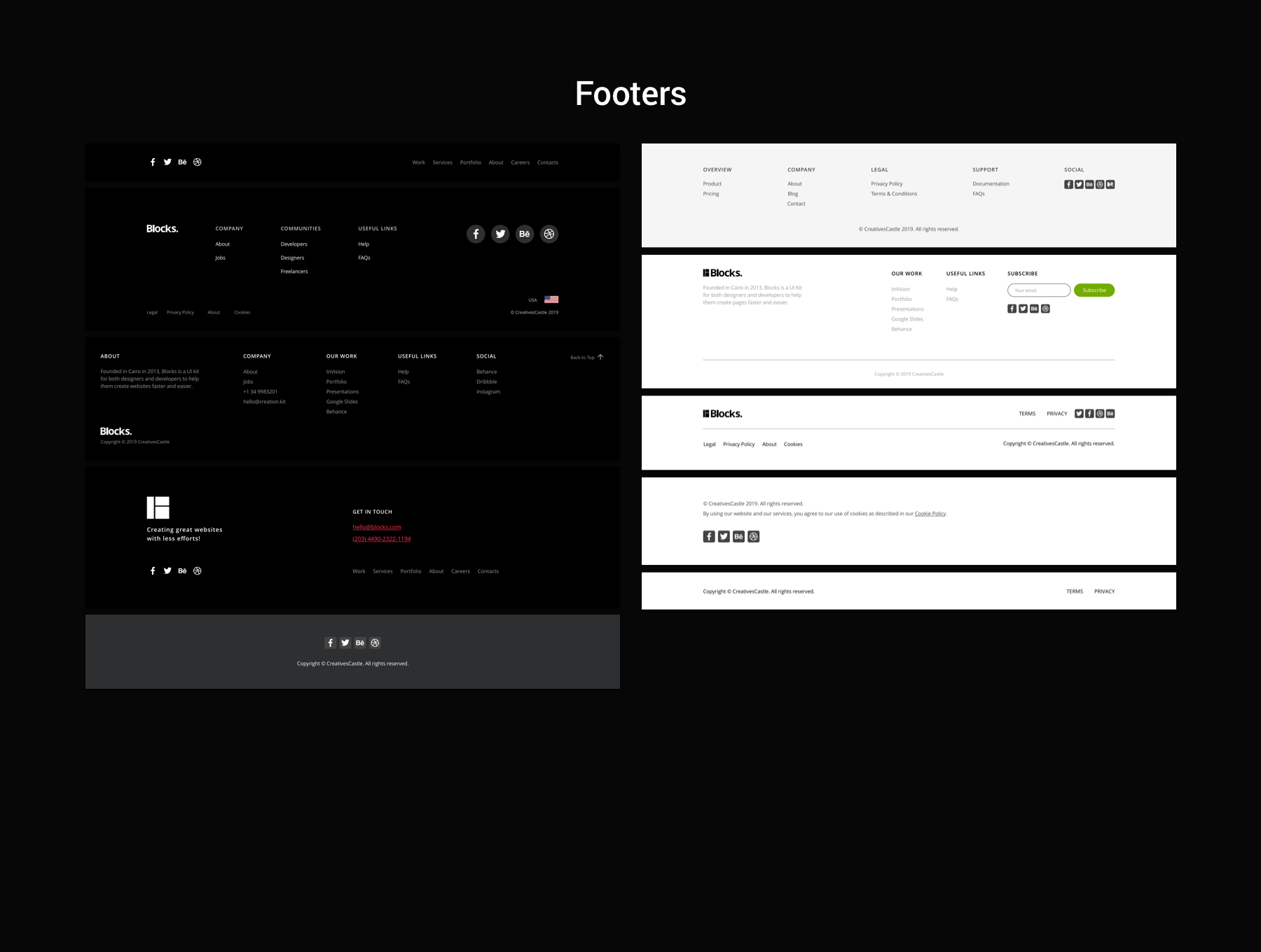 草图的设计感用户界面工具包Blocks UI Kit for