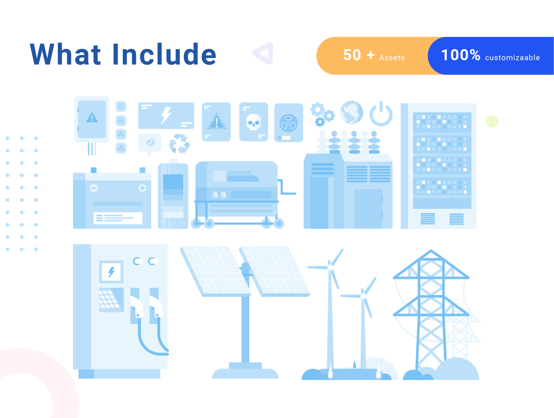 可再生能源插图工具包 Energy Illustration