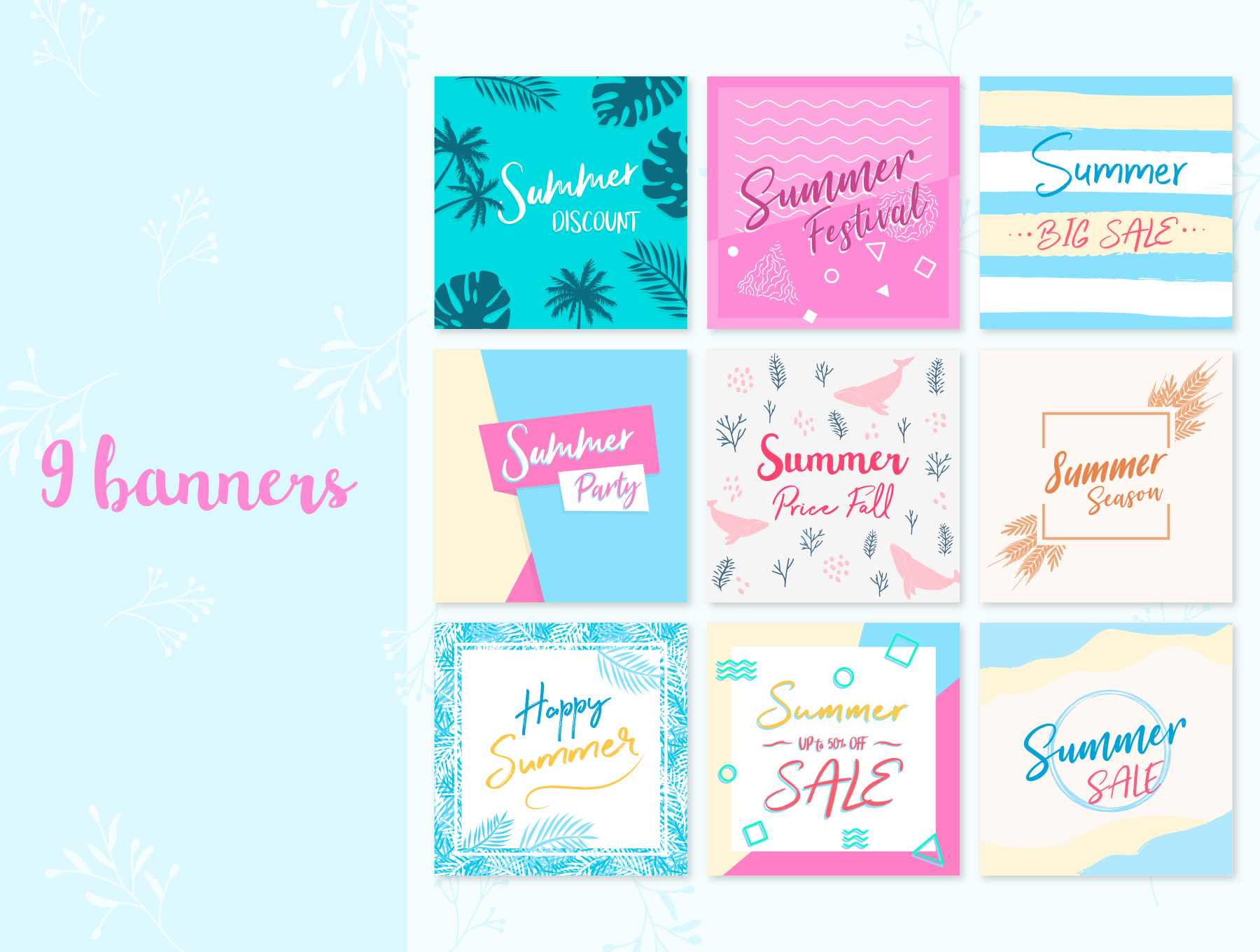 夏季横幅创作者Summer Banner Creator