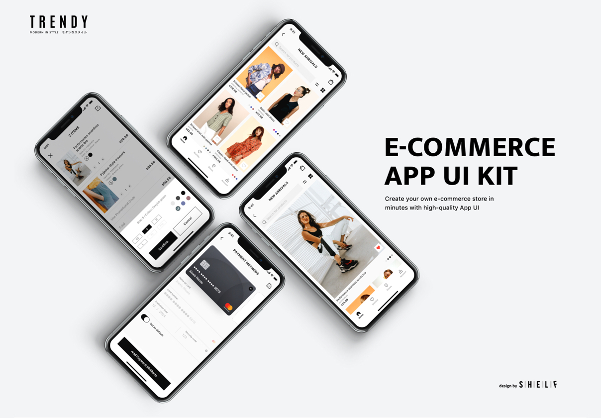 时尚电子商务iOS应用Trendy E-commerce i