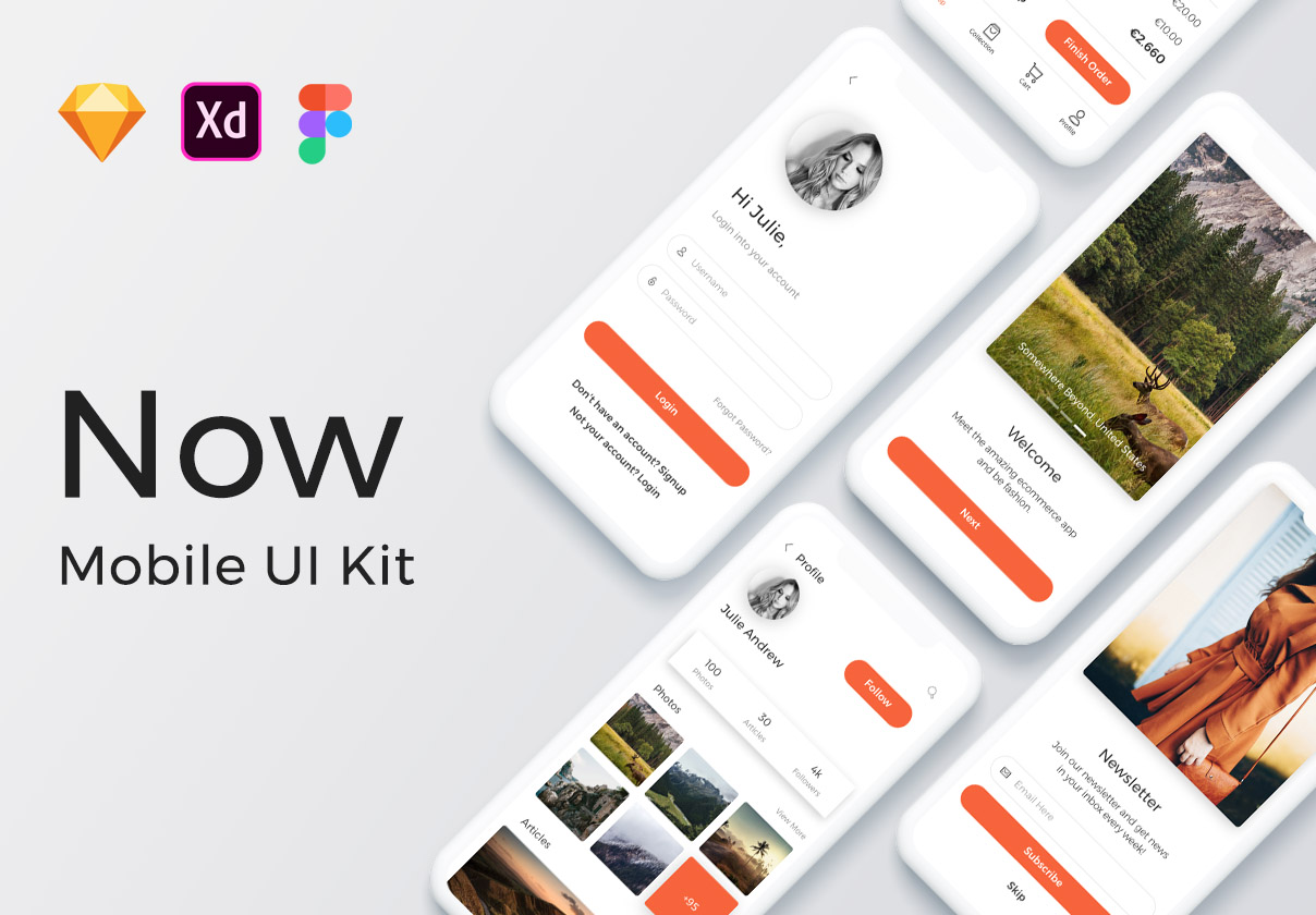 移动用户界面工具包Now Mobile UI Kit