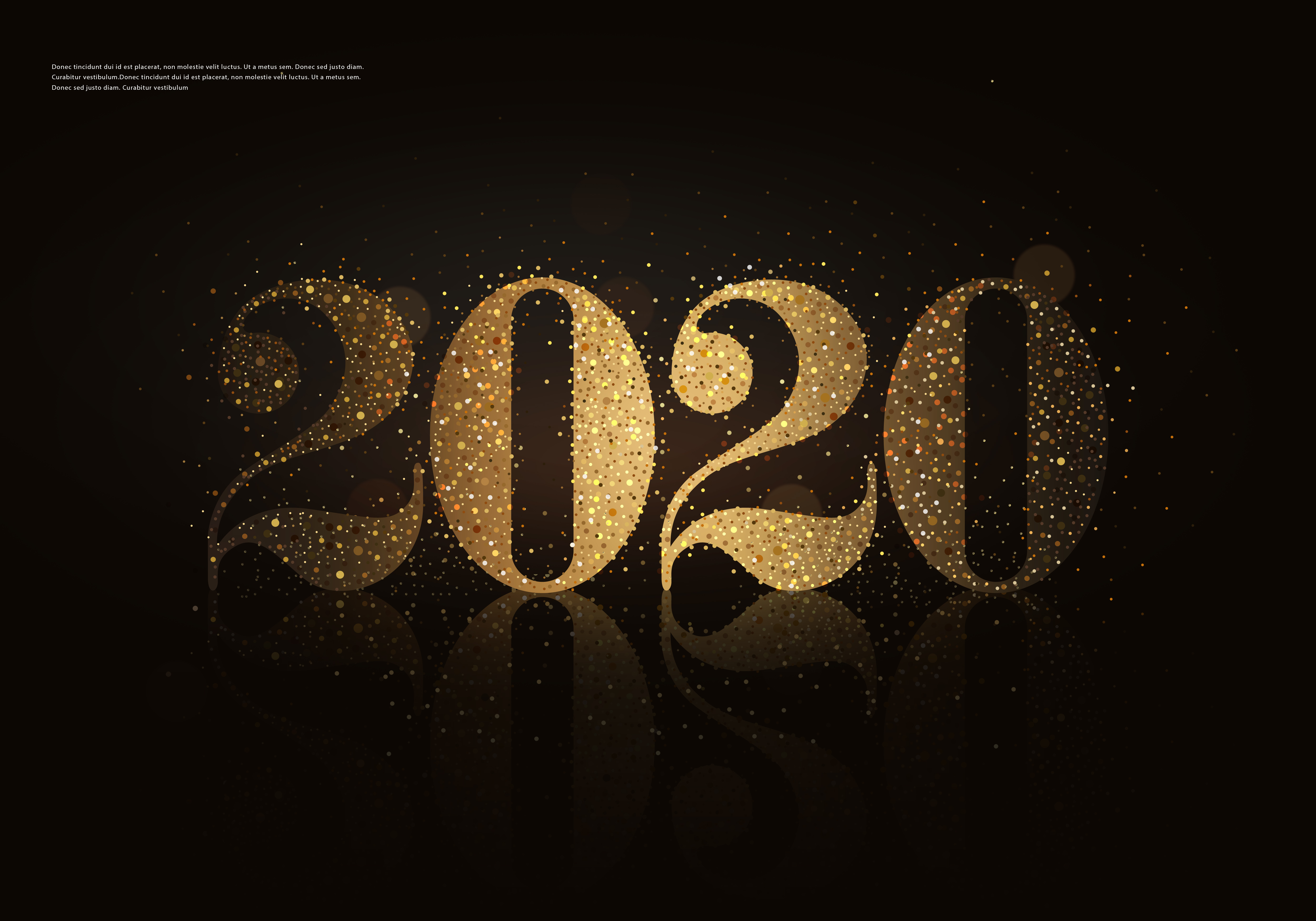 炫酷的立体2020年鼠年海报模板