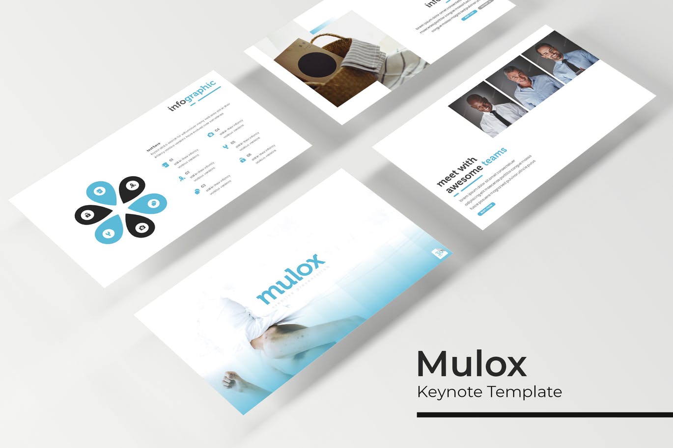 创意设计公司简介Keynote演示文稿设计模板 Mulox