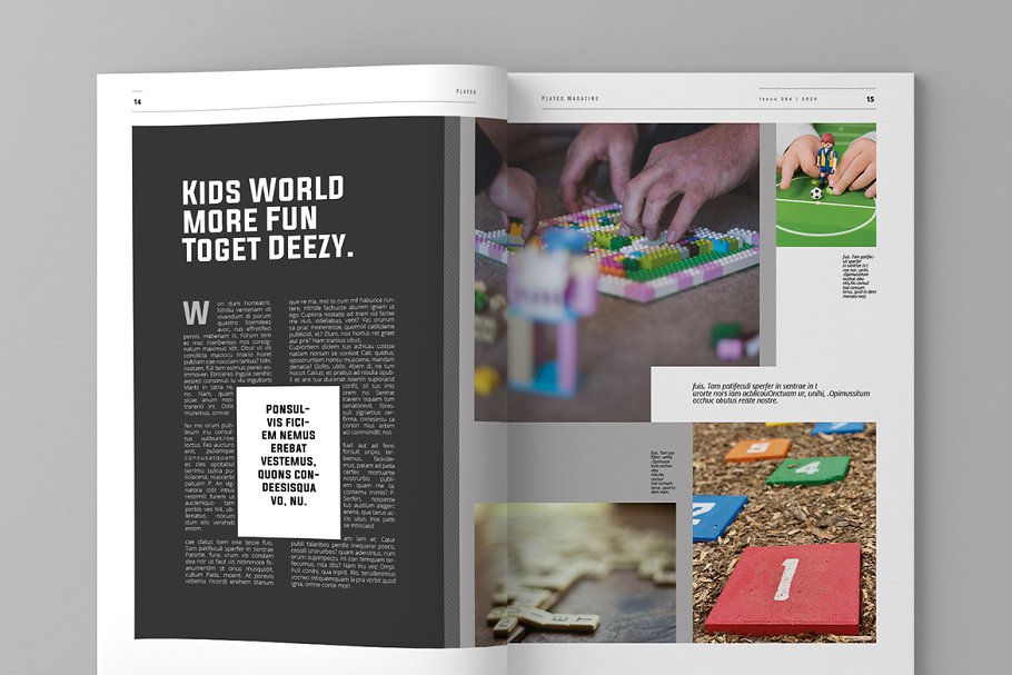 棋牌游戏类杂志画册设计模板