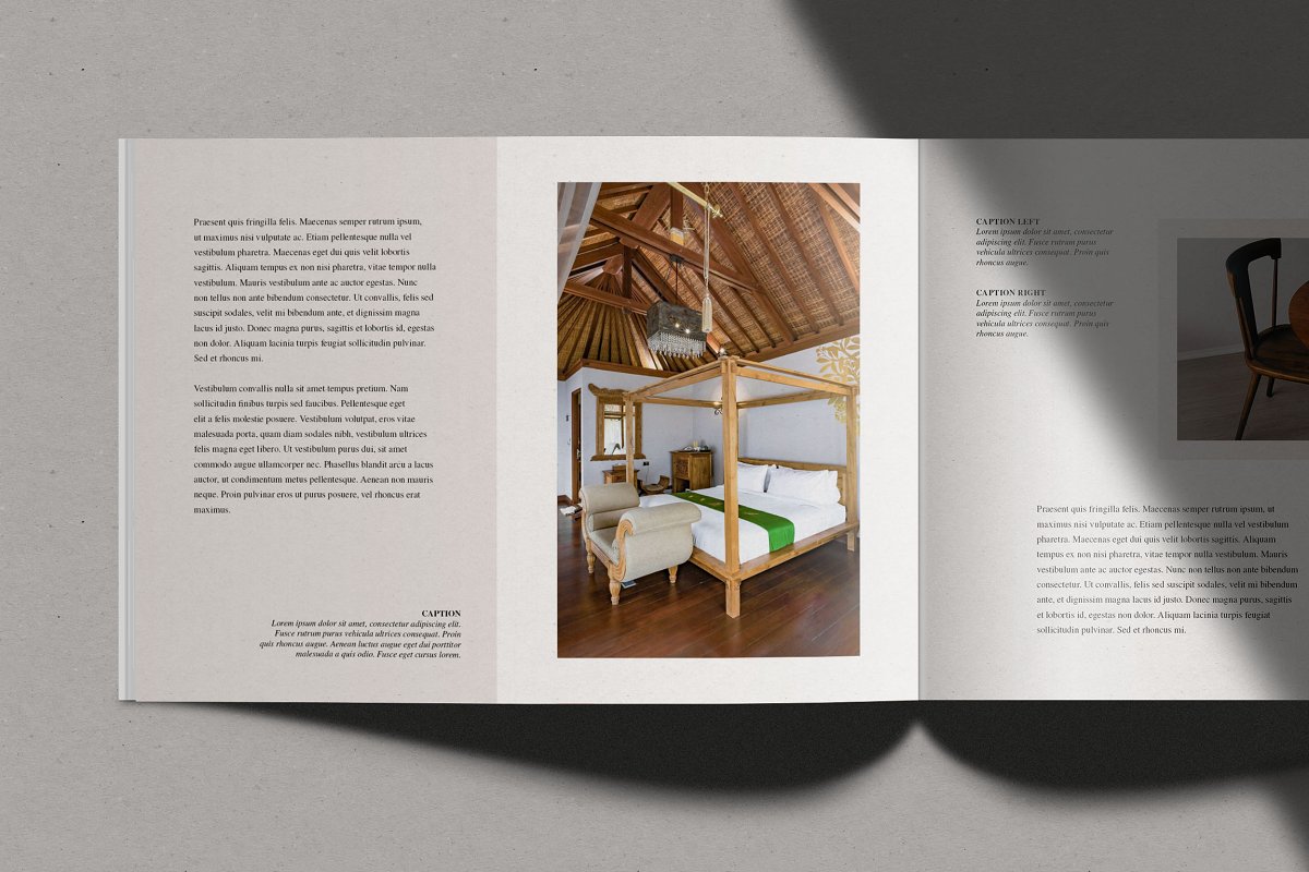 建筑类室内设计家居杂志手册模板