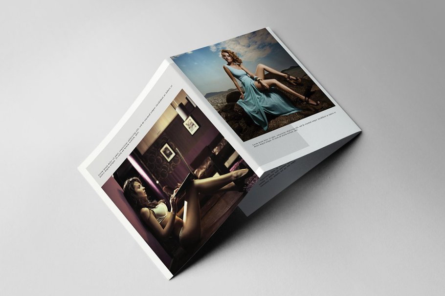 时尚画册模板 Fashion Square Brochure