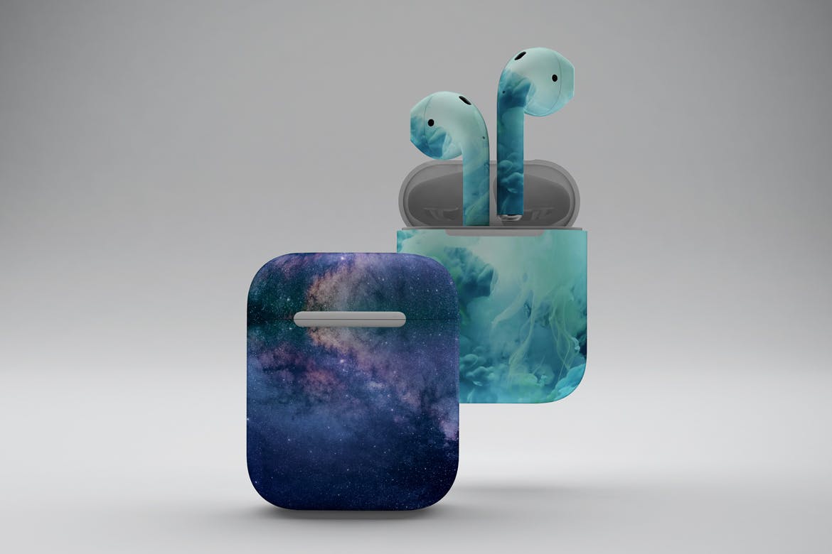 苹果蓝牙耳机包装设计展示样机