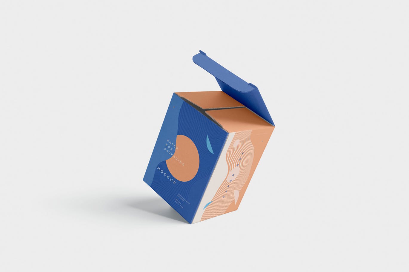 高品质的纸盒包装盒子品牌设计包装设计VI样机展示模型mock