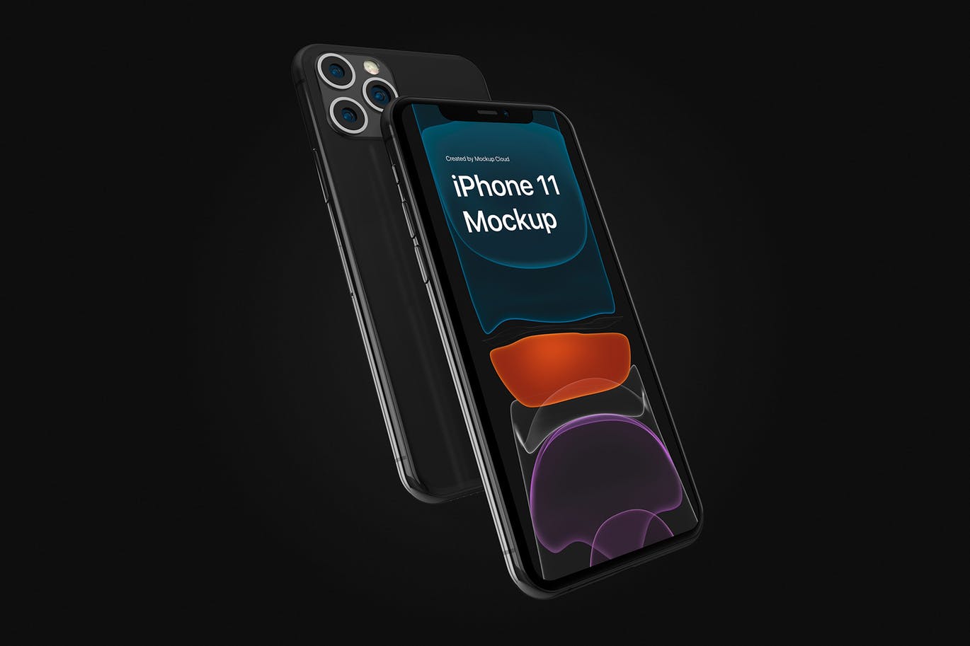 高品质的iPhone 11 Pro APP UI样机展示模型