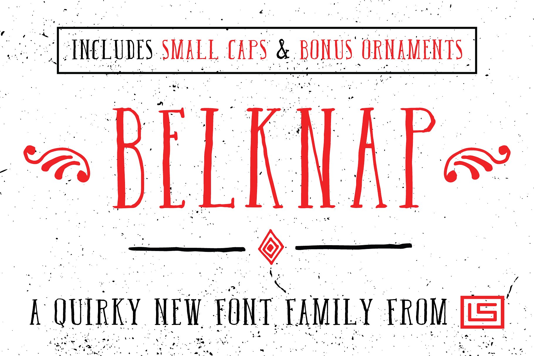 复古设计字体 Belknap Font Family