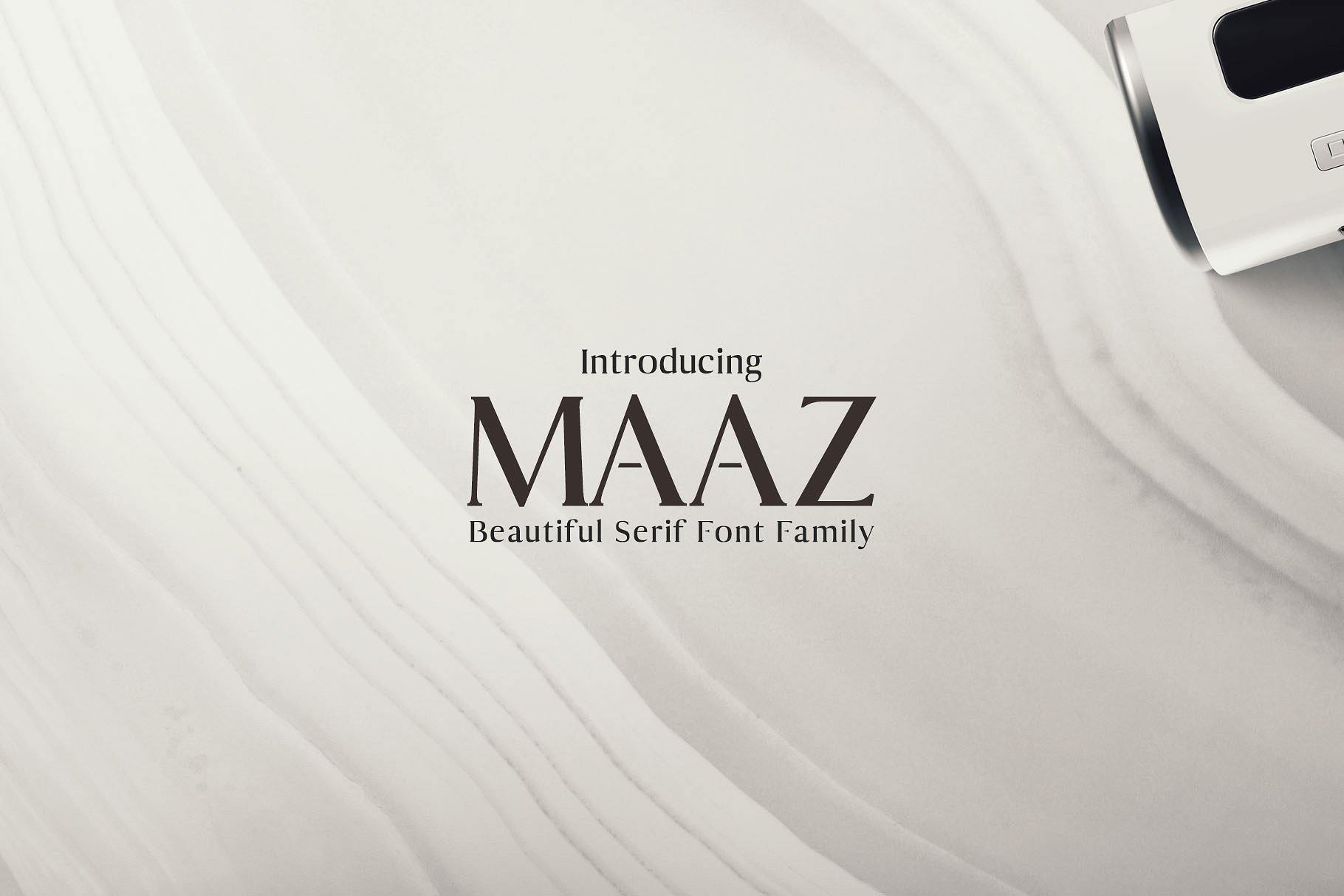 优雅时尚的字体 Maaz Serif 6 Fonts Fam