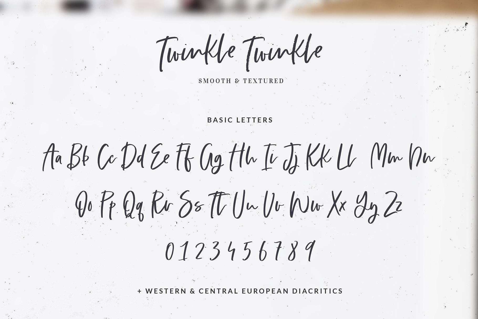 手绘笔刷字体 Twinkle Twinkle Handwri