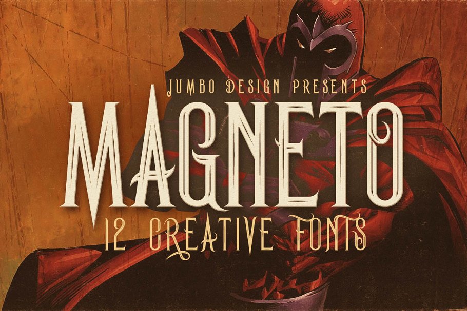 复古个性海报字体 Magneto – 12 Vintage