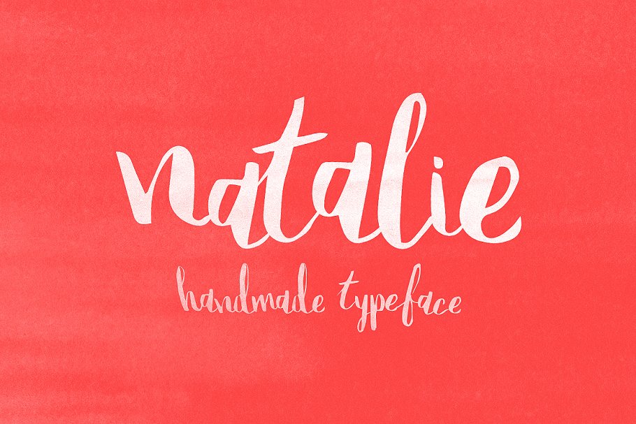 手写笔刷字体 Natalie — Script Font