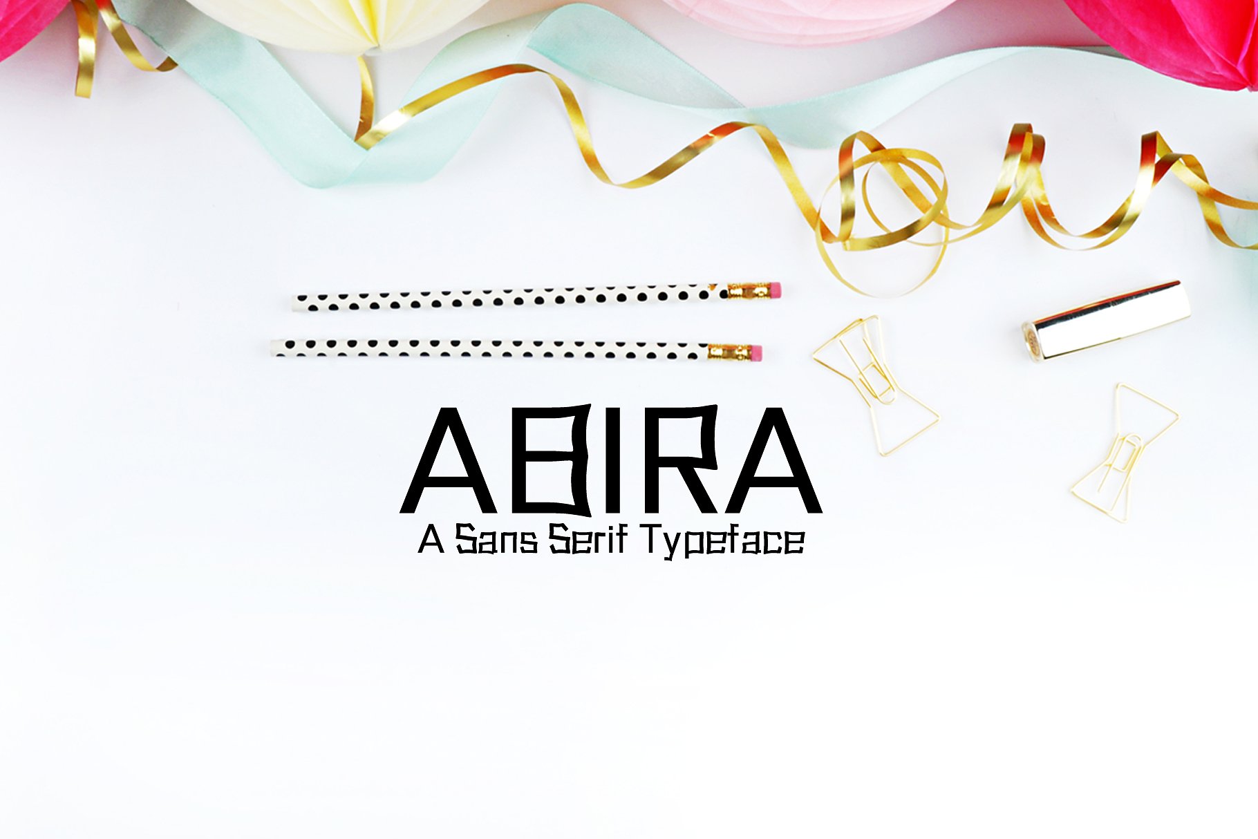 个性设计字体 Abira Sans Serif 6 Font