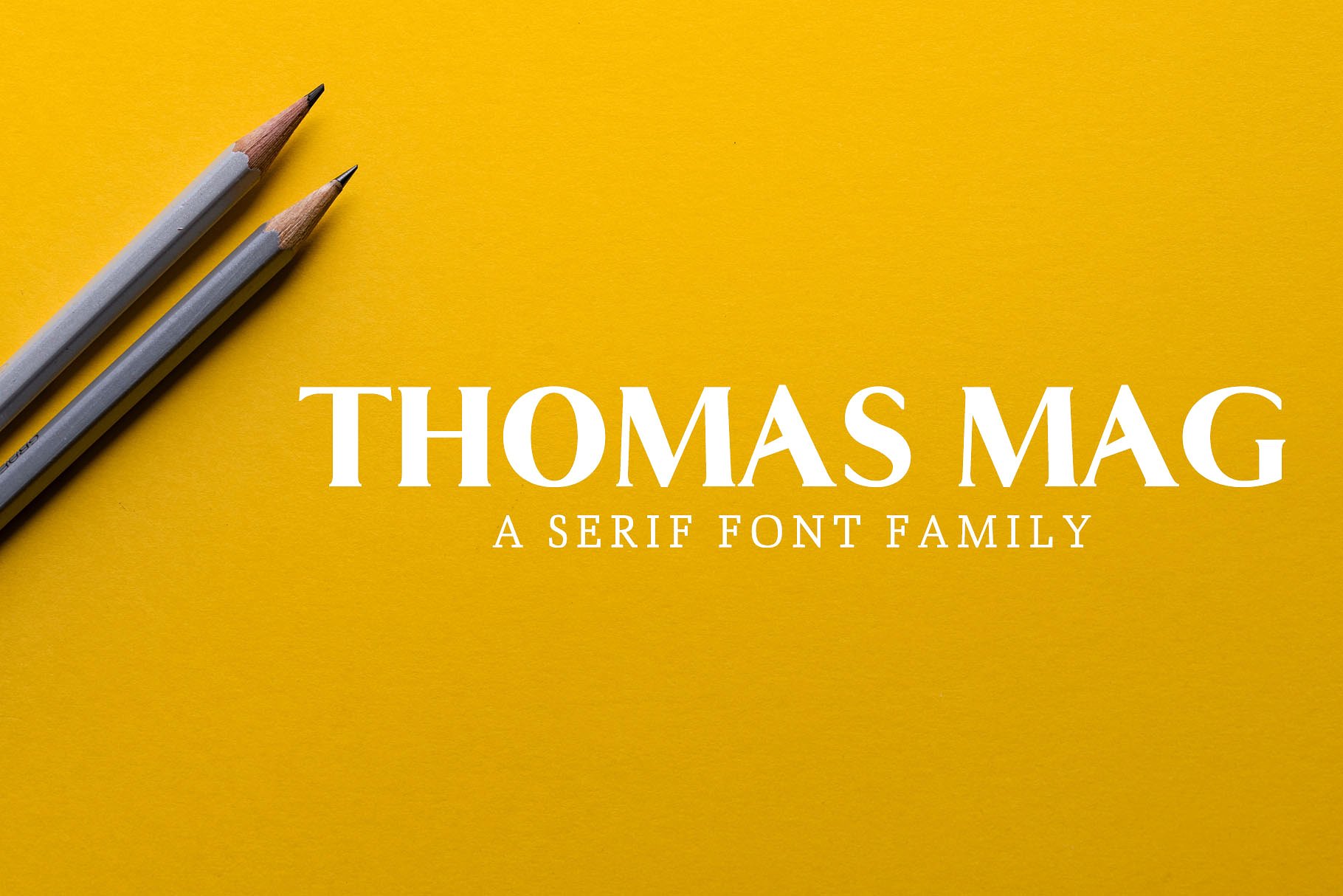 复古时尚衬线字体 Thomas Mag Serif 9 Fo