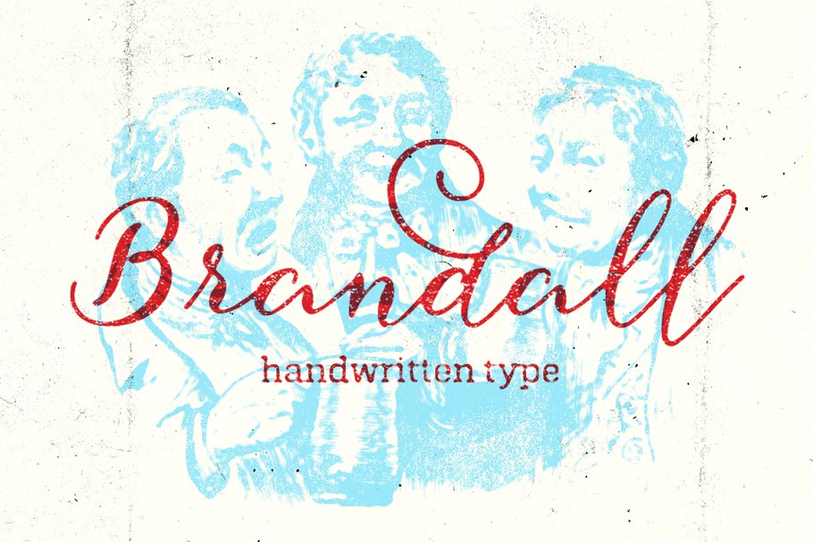 个性化脚本设计字体 Brandall Script
