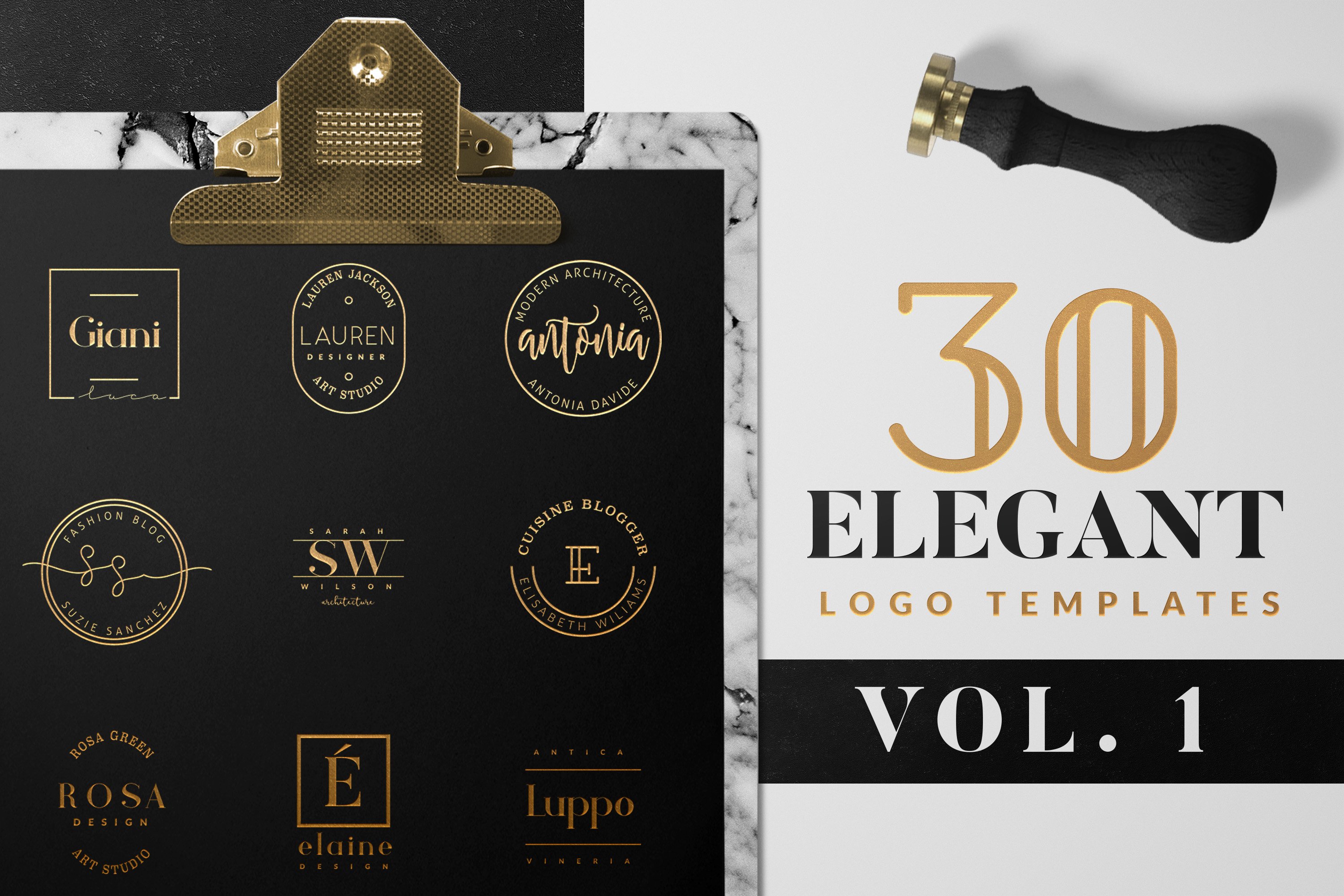 优雅精美的LOGO合集包 Elegant Logo Pack