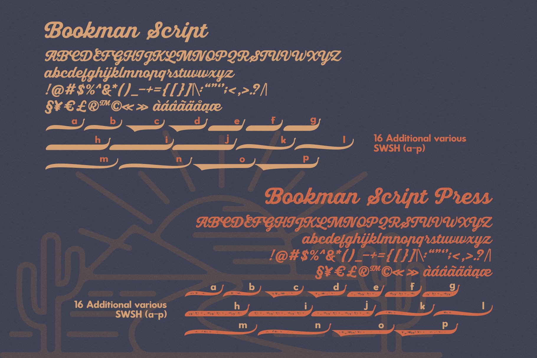 8套适合做LOGO的字体合辑 Bookman Font Co