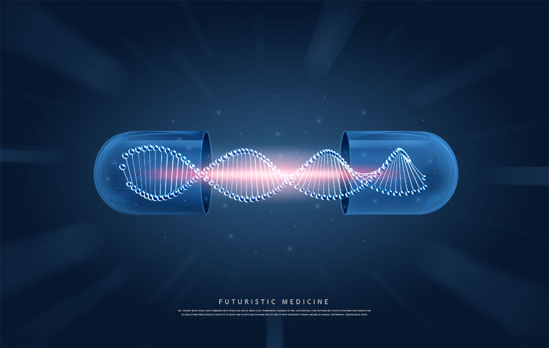基因药物胶囊科技感医疗高清合成背景图案