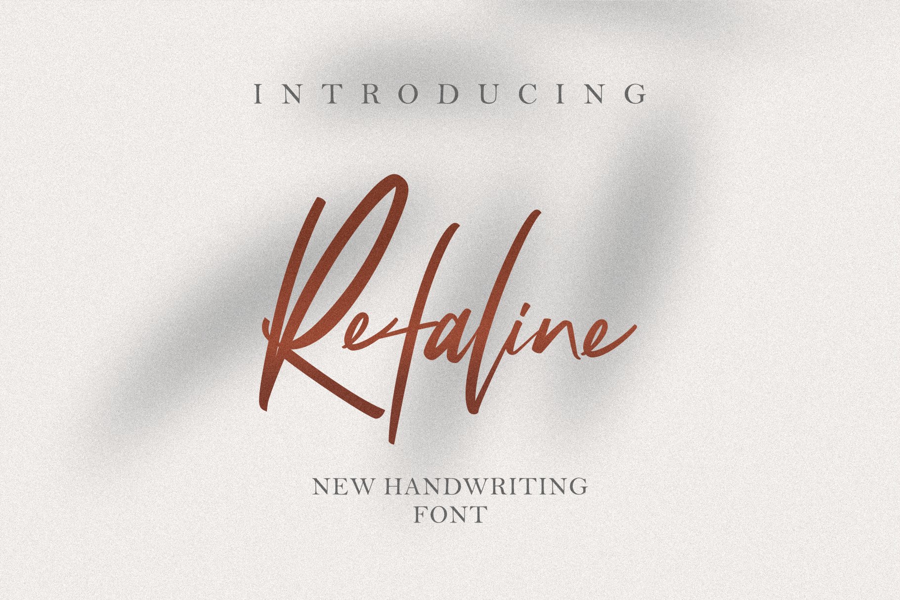 非常不错的手写钢笔英文字体 Refaline Handwri