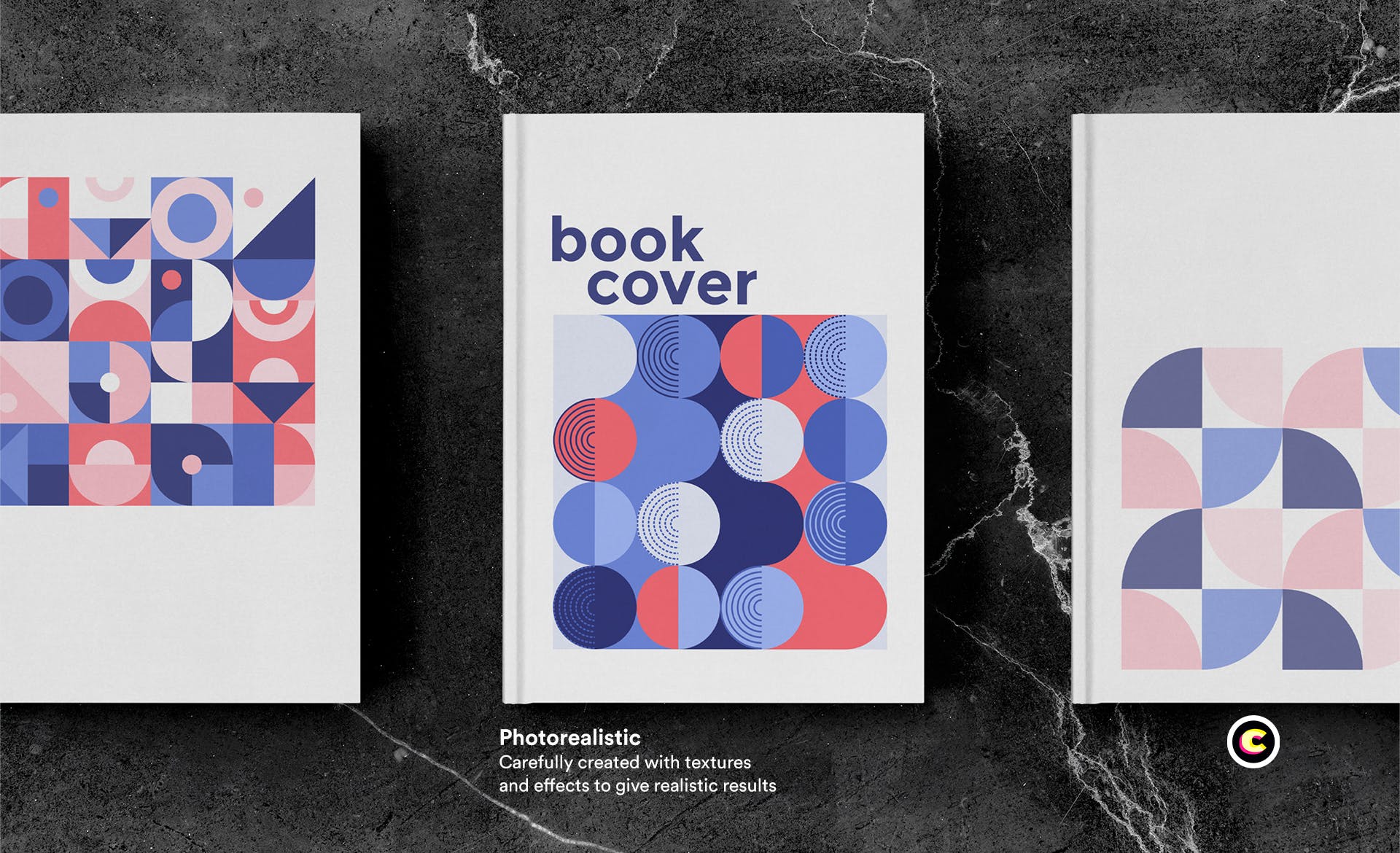 高端图书封面艺术设计图样机模板 Book Cover Moc