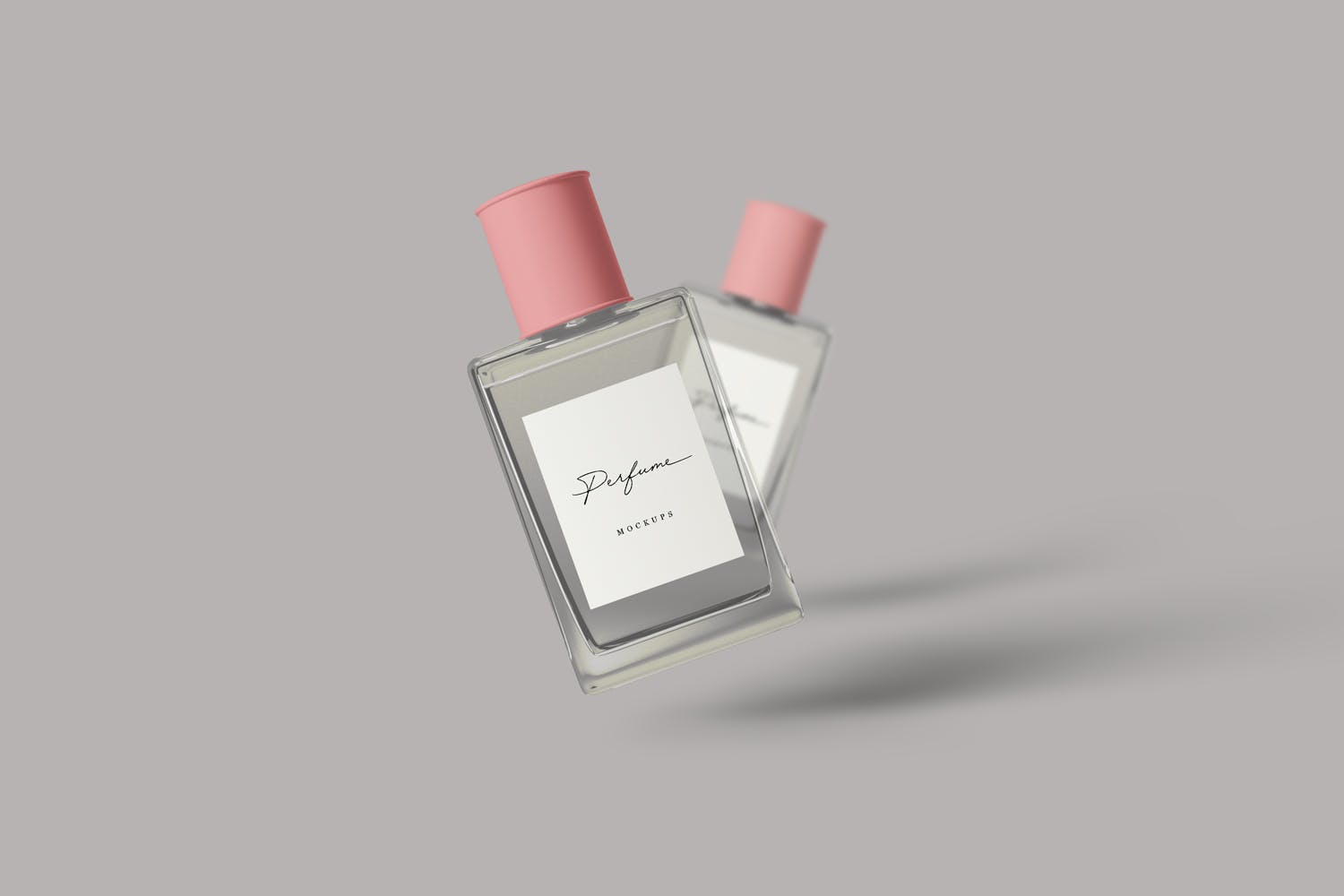 香水瓶外观设计图样机 Perfume Mockups