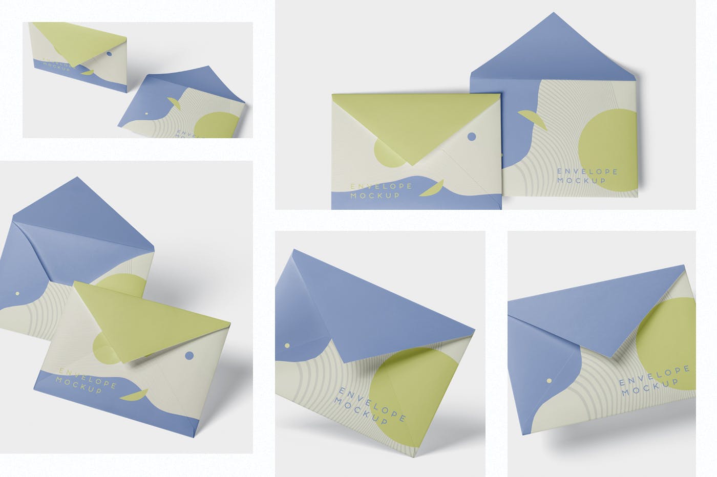 高端企业信封外观设计图样机模板 Envelope C5 –