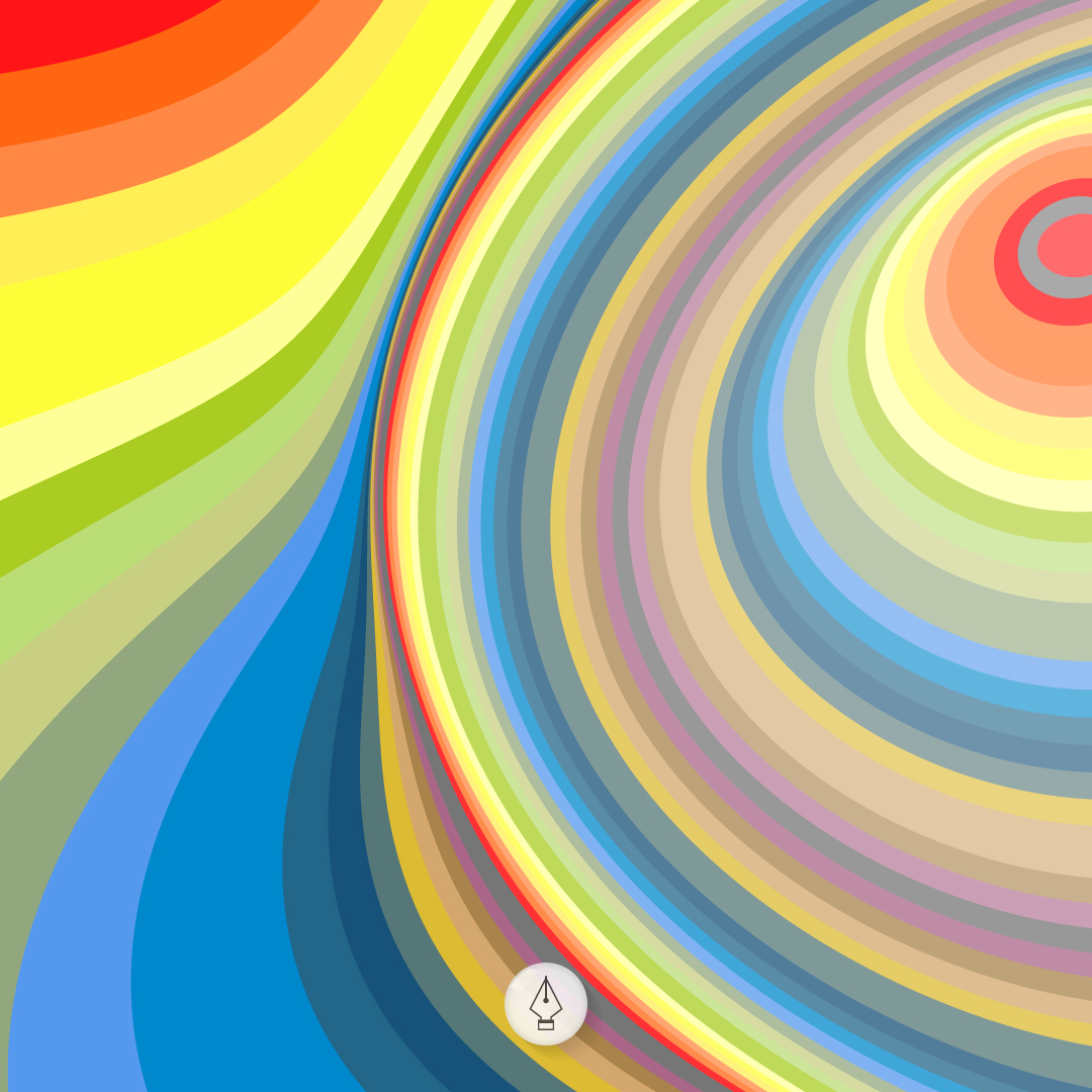 创意抽象波浪彩虹螺旋背景