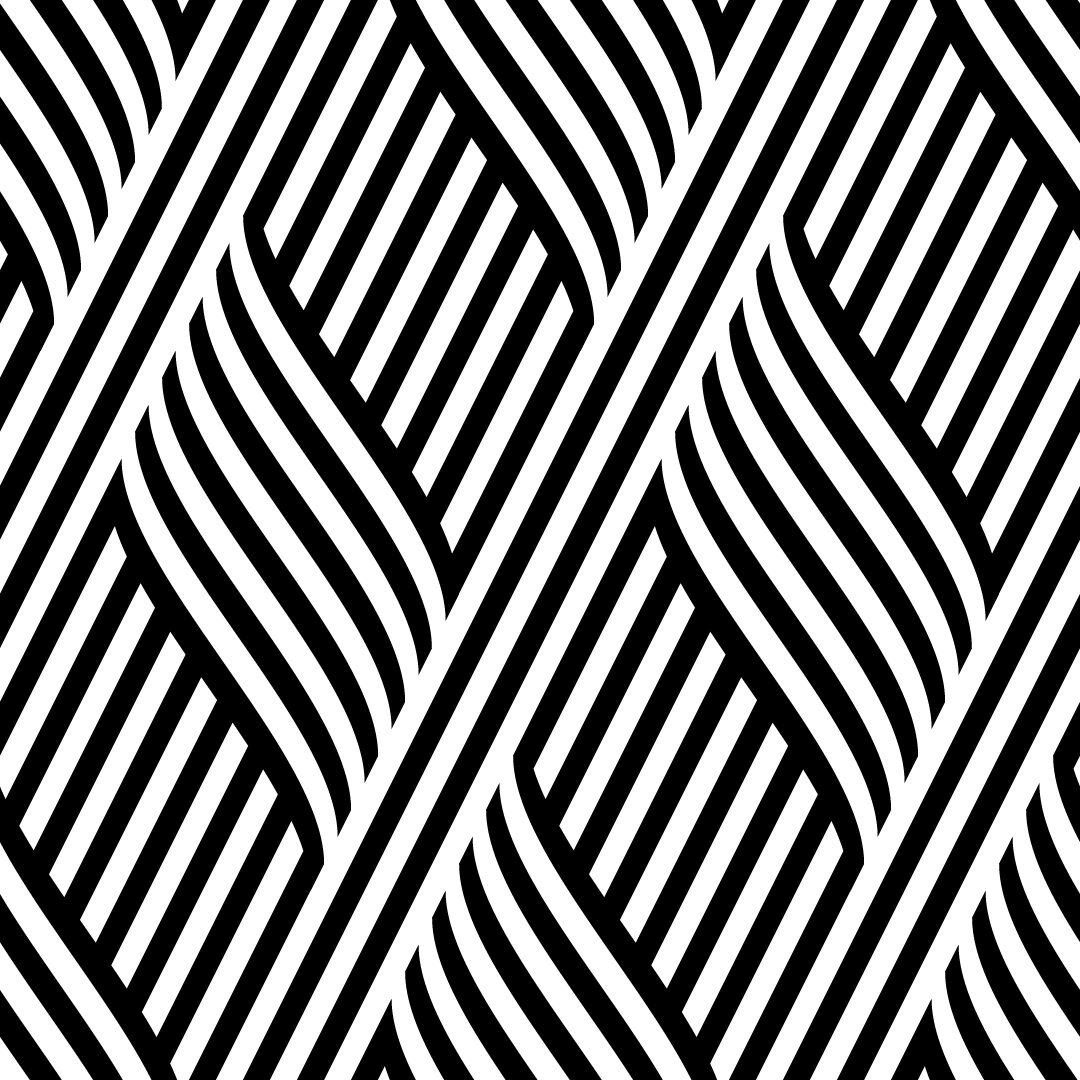 黑白抽象几何麦穗图案矢量纹理