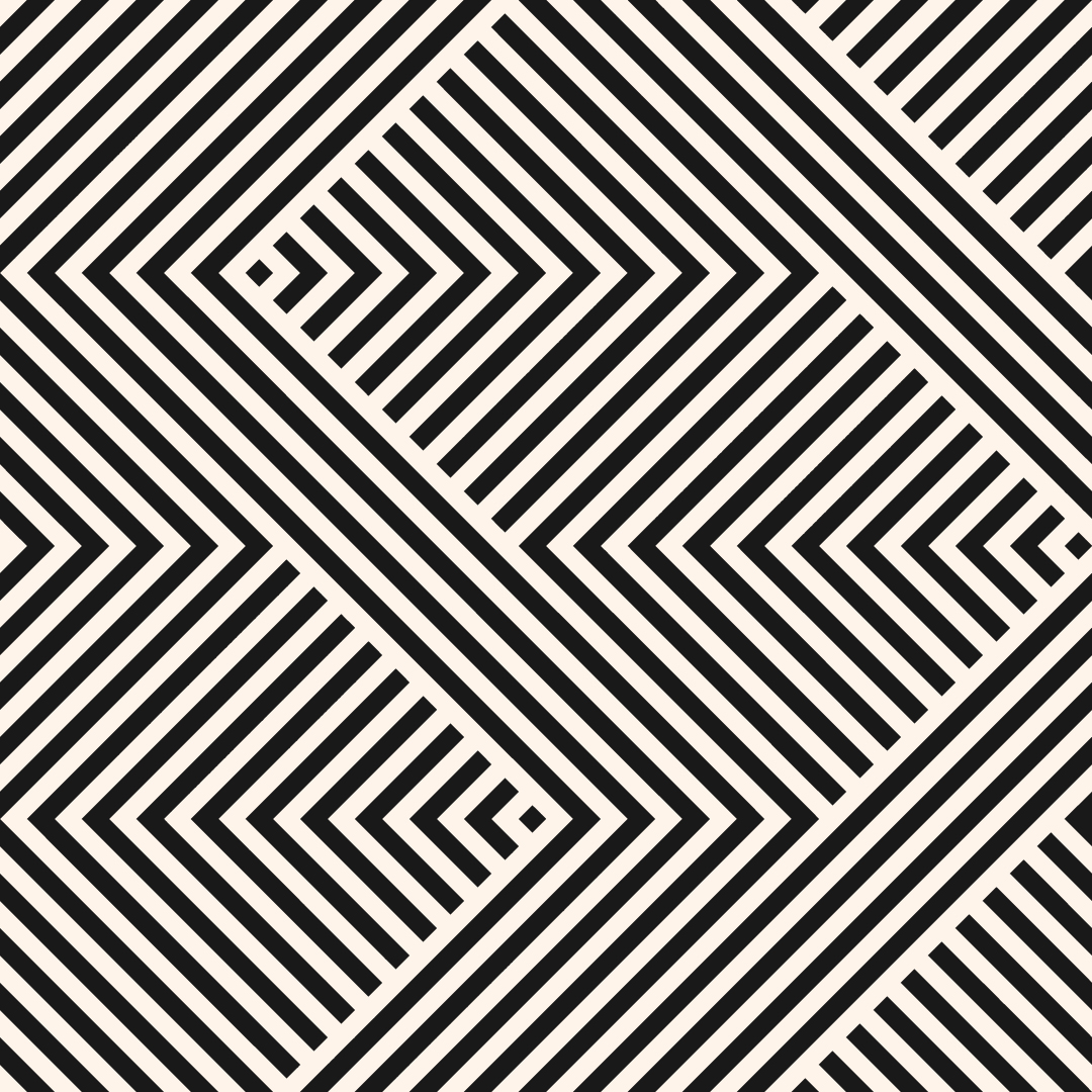 黑白无缝平铺几何图案设计矢量素材2
