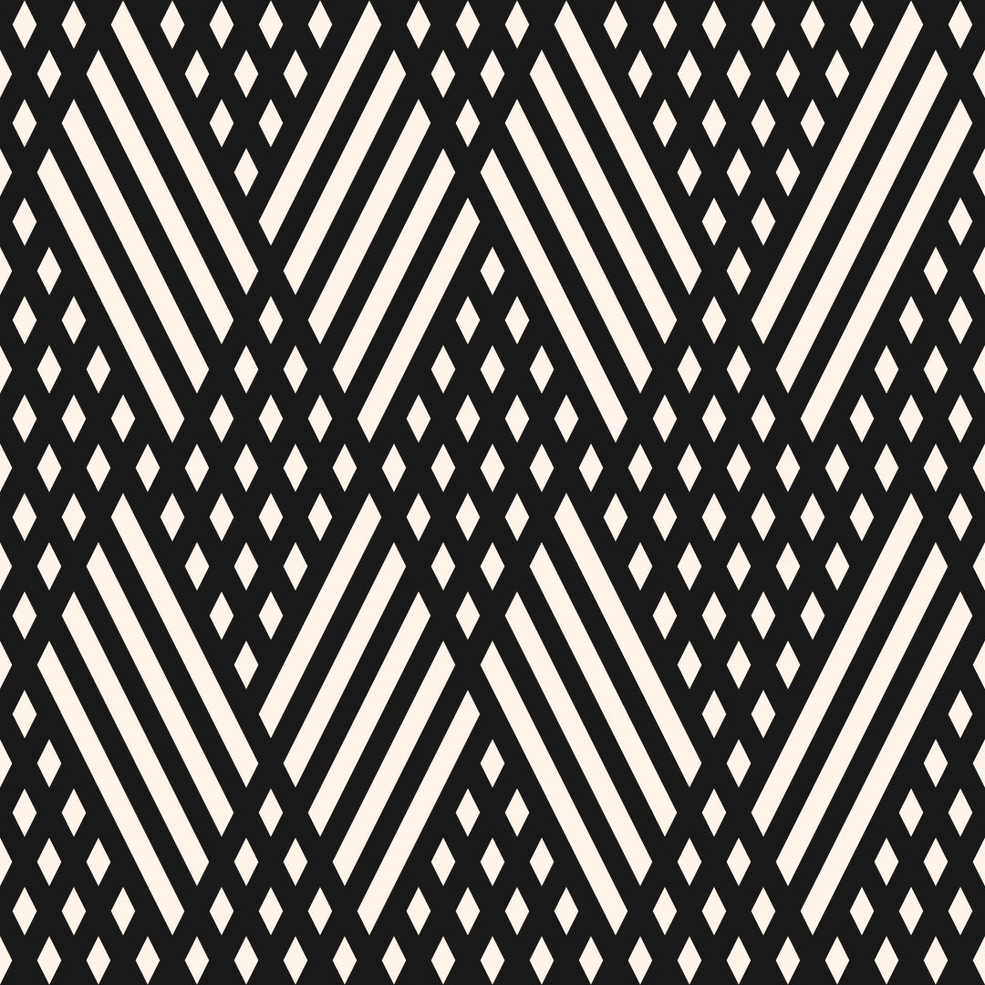 黑白无缝平铺几何图案设计矢量素材5