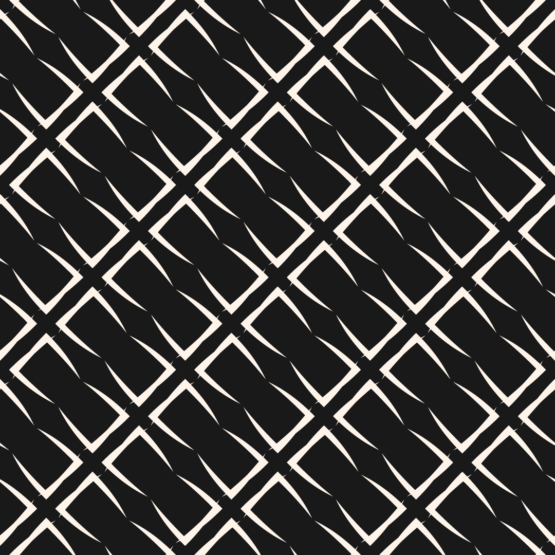 四方连续黑白抽象几何图案矢量素材5
