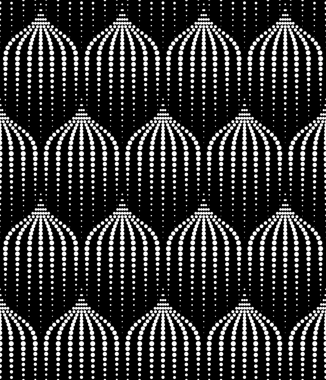 黑白几何抽象无缝底纹背景矢量素材5