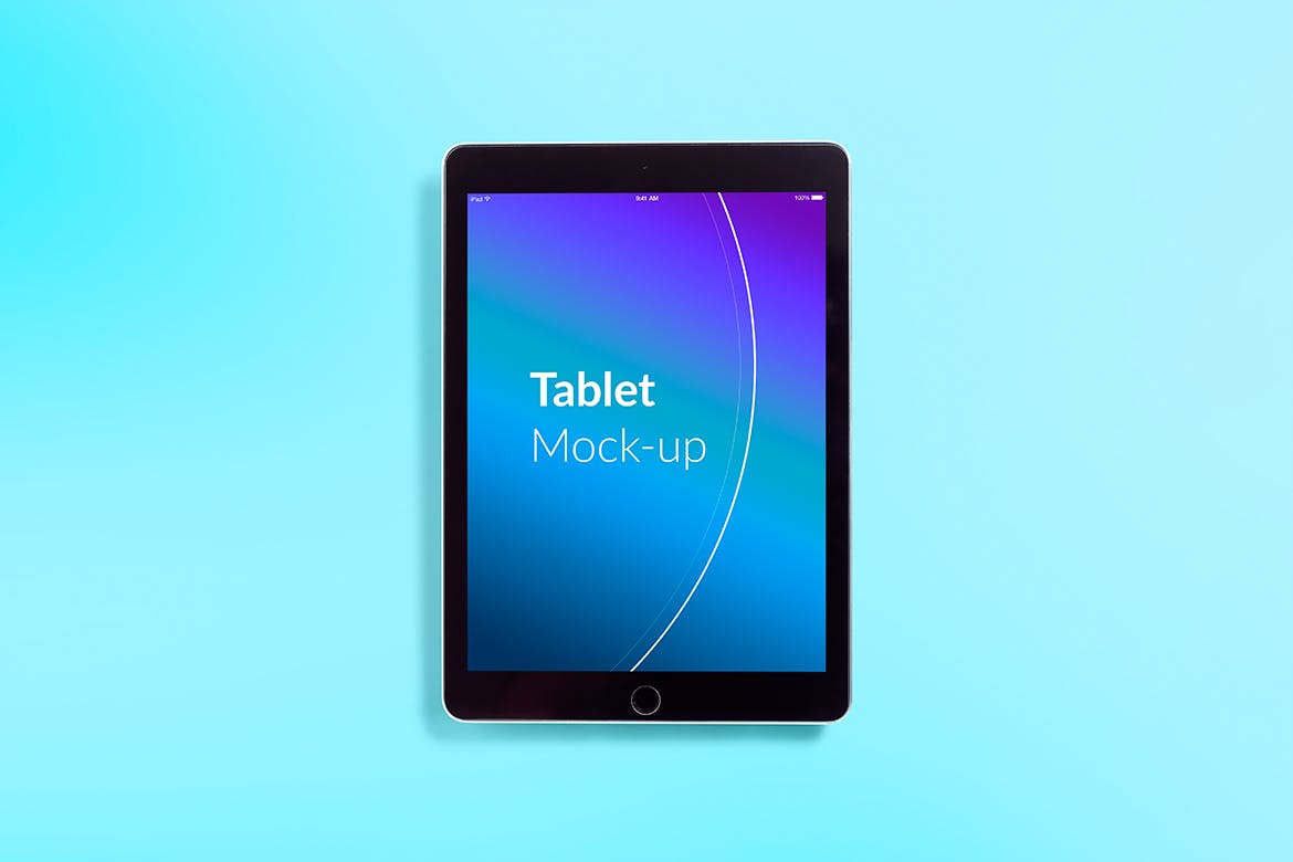 时尚高端逼真品质的多功能手持iPad平板电脑UI样机展示模型