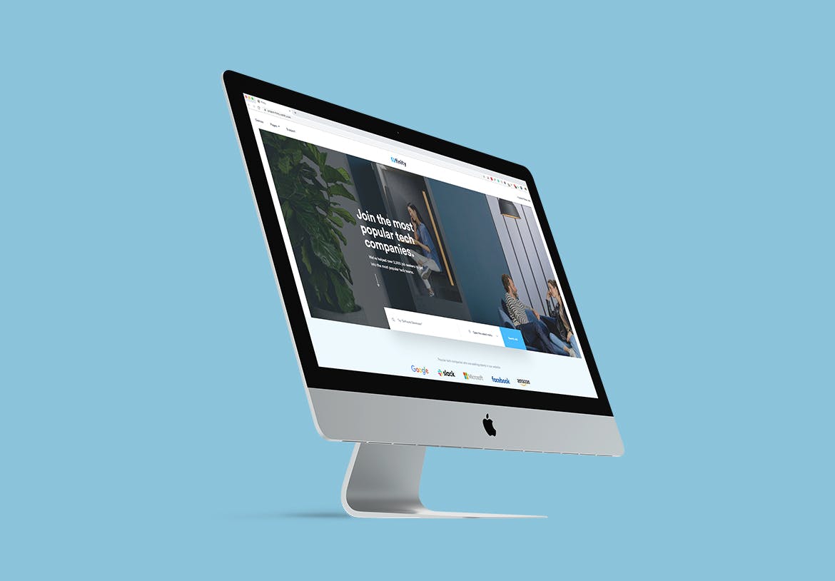 iMac 2019 UI样机展示模型mockups