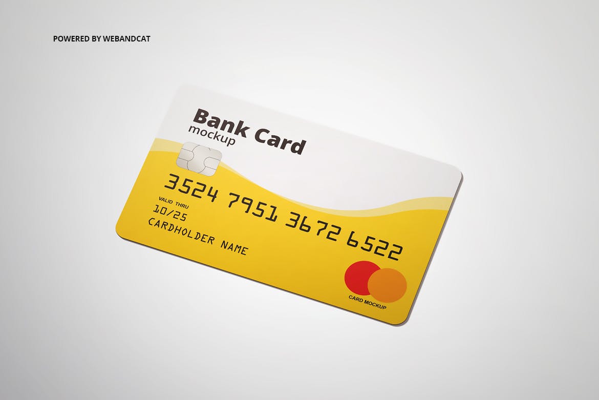 高品质的时尚高端会员卡银行卡芯片卡名片设计VI样机展示模型m